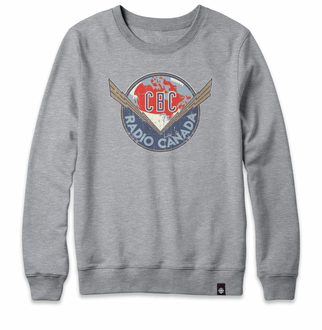 Vintage CBC Thunderbolt Logo Crewneck Sweatshirt - Grey