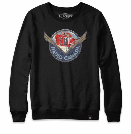 Vintage CBC Thunderbolt Logo Crewneck Sweatshirt - Black