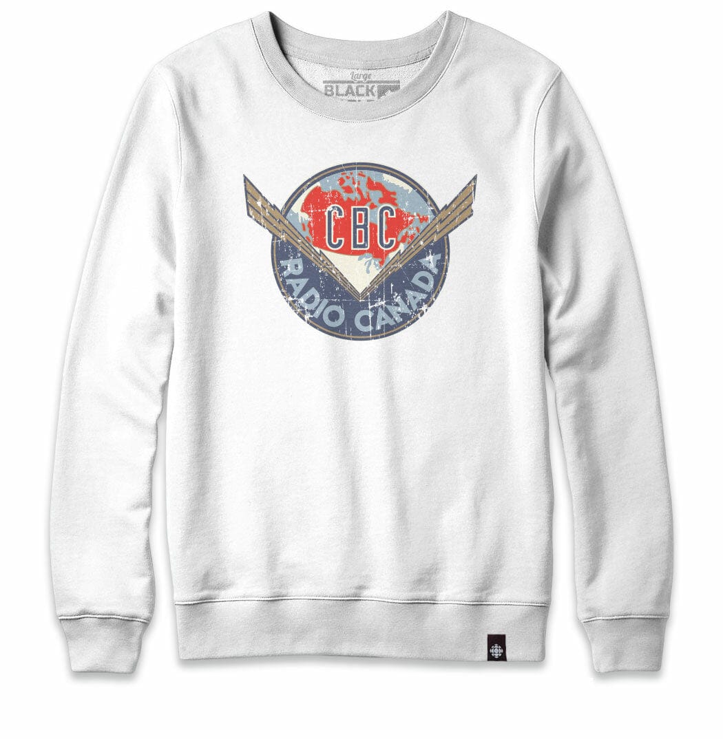 Vintage CBC Thunderbolt Logo Crewneck Sweatshirt - White