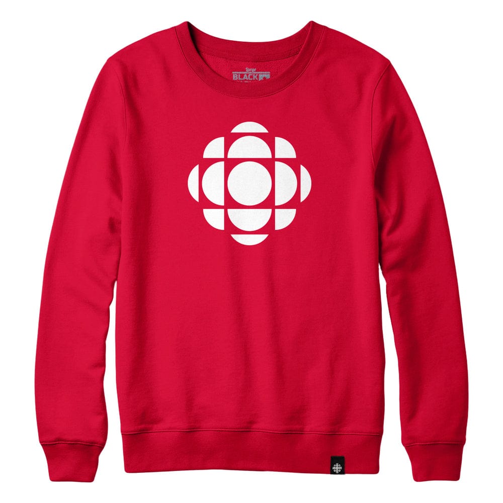 CBC Radio Canada White Logo Crewneck Sweatshirt