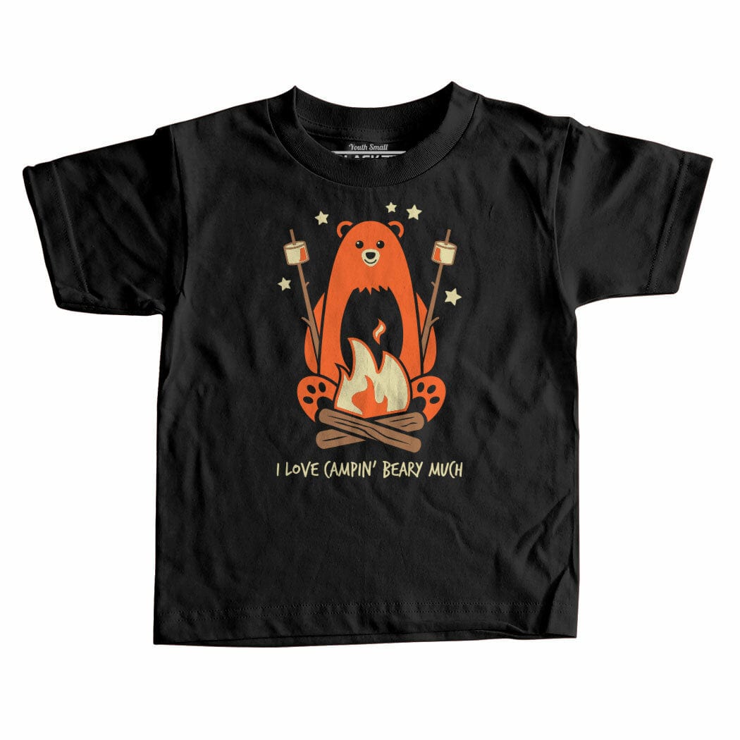 I Like Camping Beary Much Kids T-shirt