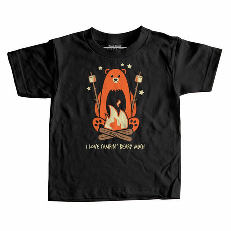 I Like Camping Beary Much Kids T-shirt