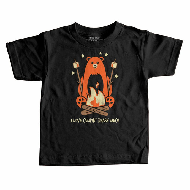 I Like Camping Beary Much Kids T-shirt