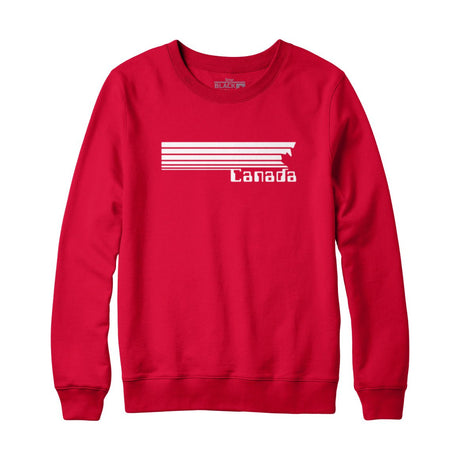 Canada 80s Retro Stripe Sweatshirt and Hoodie