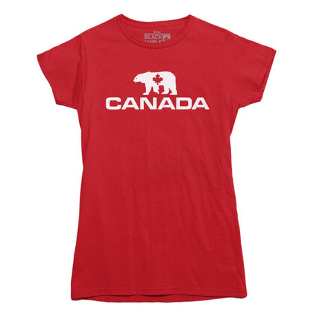 Canada Polar Bear Design T-shirt