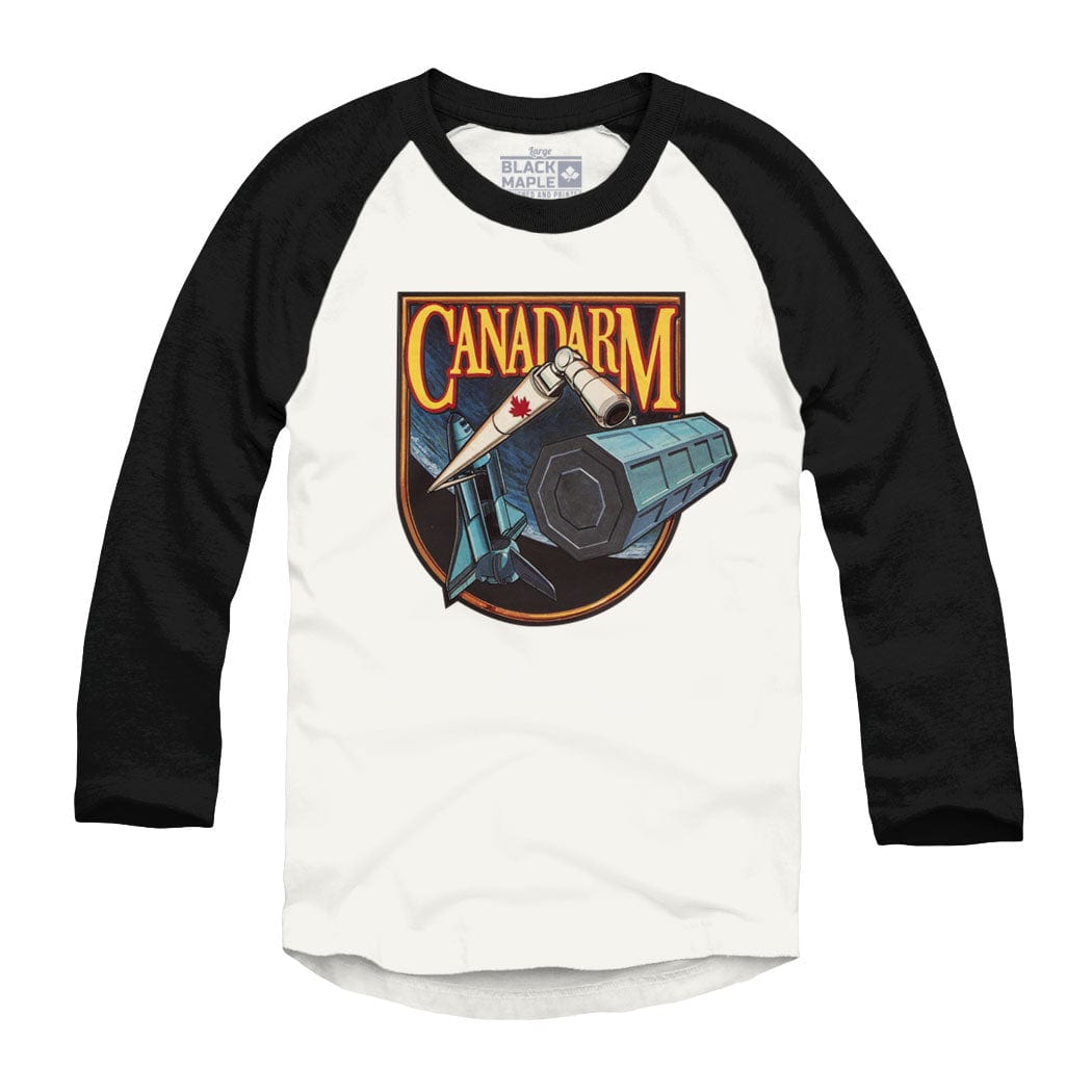 Canadarm Illustration Raglan Baseball Shirt