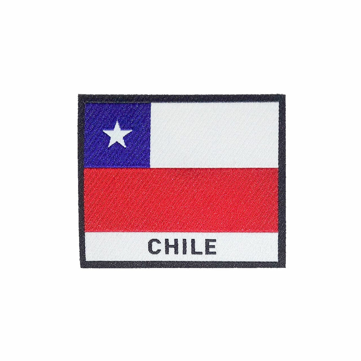 Chile Flag Iron On Patch