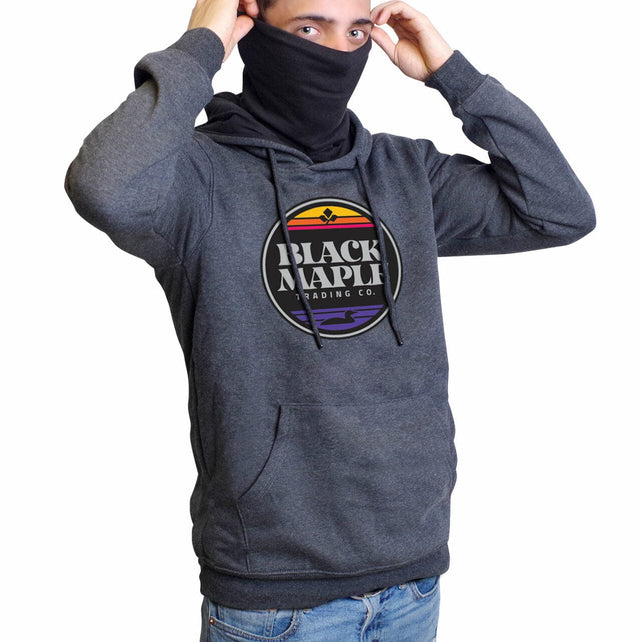 Circle Sunset BMT Logo SOE Hoodie - Dark Grey