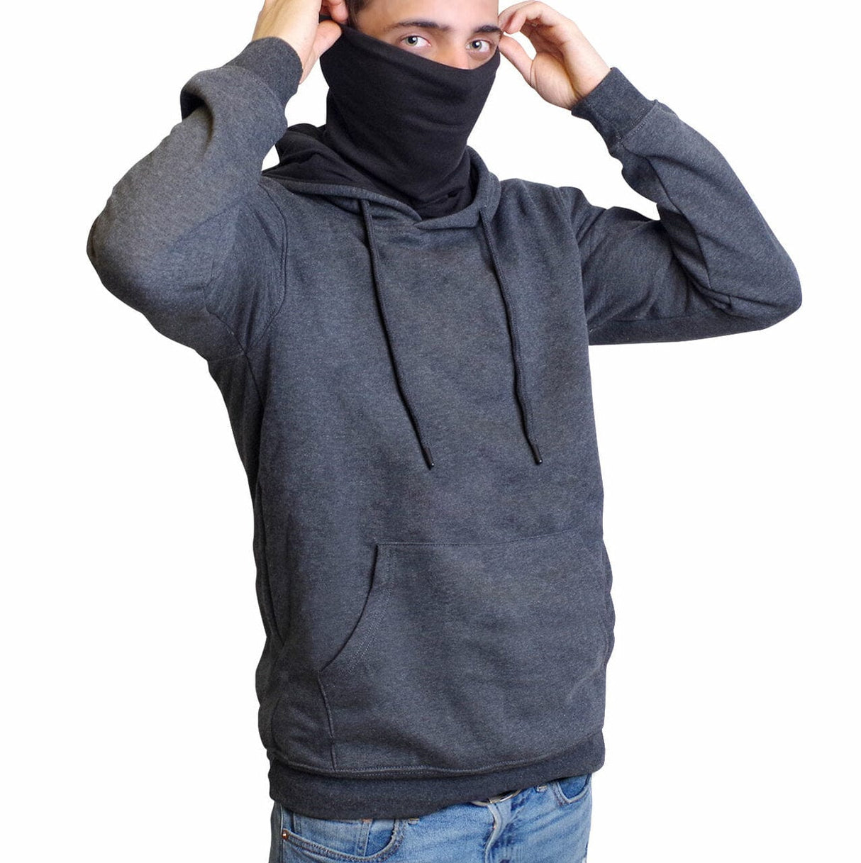 SOE Hoodie with mask dark grey