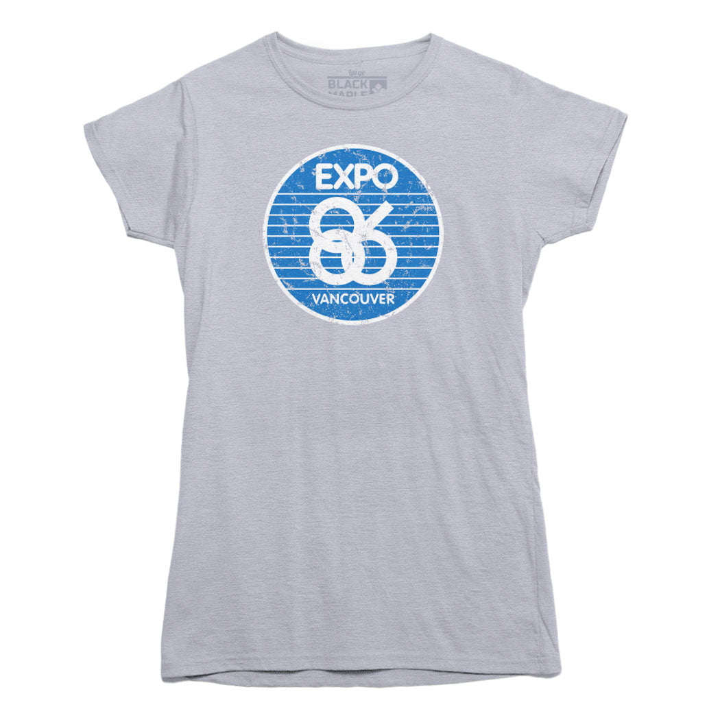 Expo 86 Retro Stripe Logo T-shirt