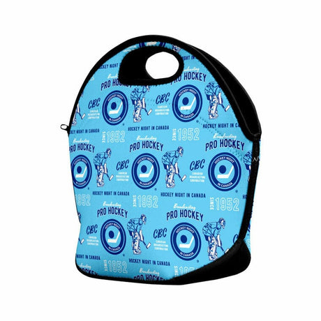 Hockey Night in Canada Broadcasting Pattern Lunch Bag  - side