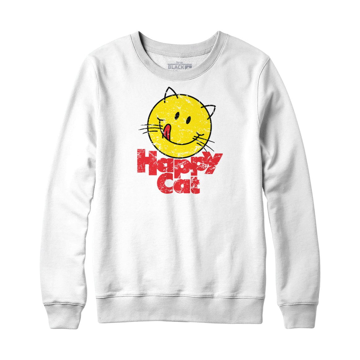 Happy Cat Sweatshirt and Hoodie