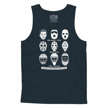 Hockey Goalie Mask Evolution Tanktop