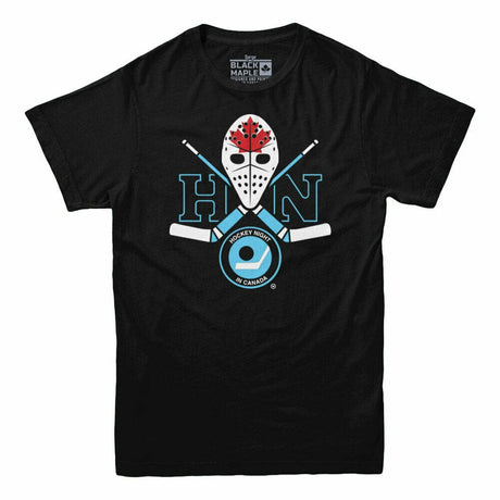 Hockey Night In Canada Crossed Sticks Black Men's T-shirt