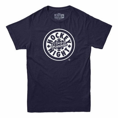 Hockey Night In Canada White Logo Men's T-shirt Navy