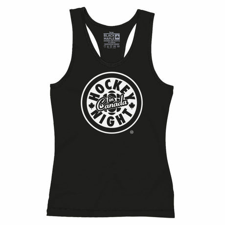 Hockey Night In Canada Women's Racerback Tanktop Black