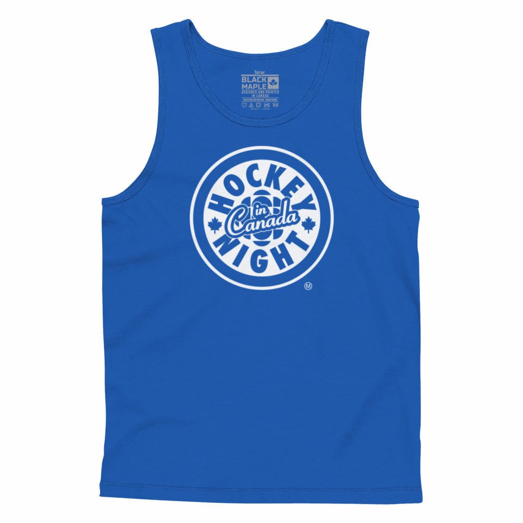 Hockey Night In Canada White Logo Men's Tanktop Royal