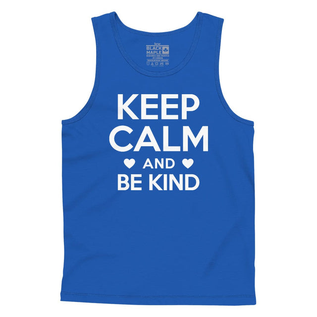Keep Calm and Be Kind Mens Tanktop