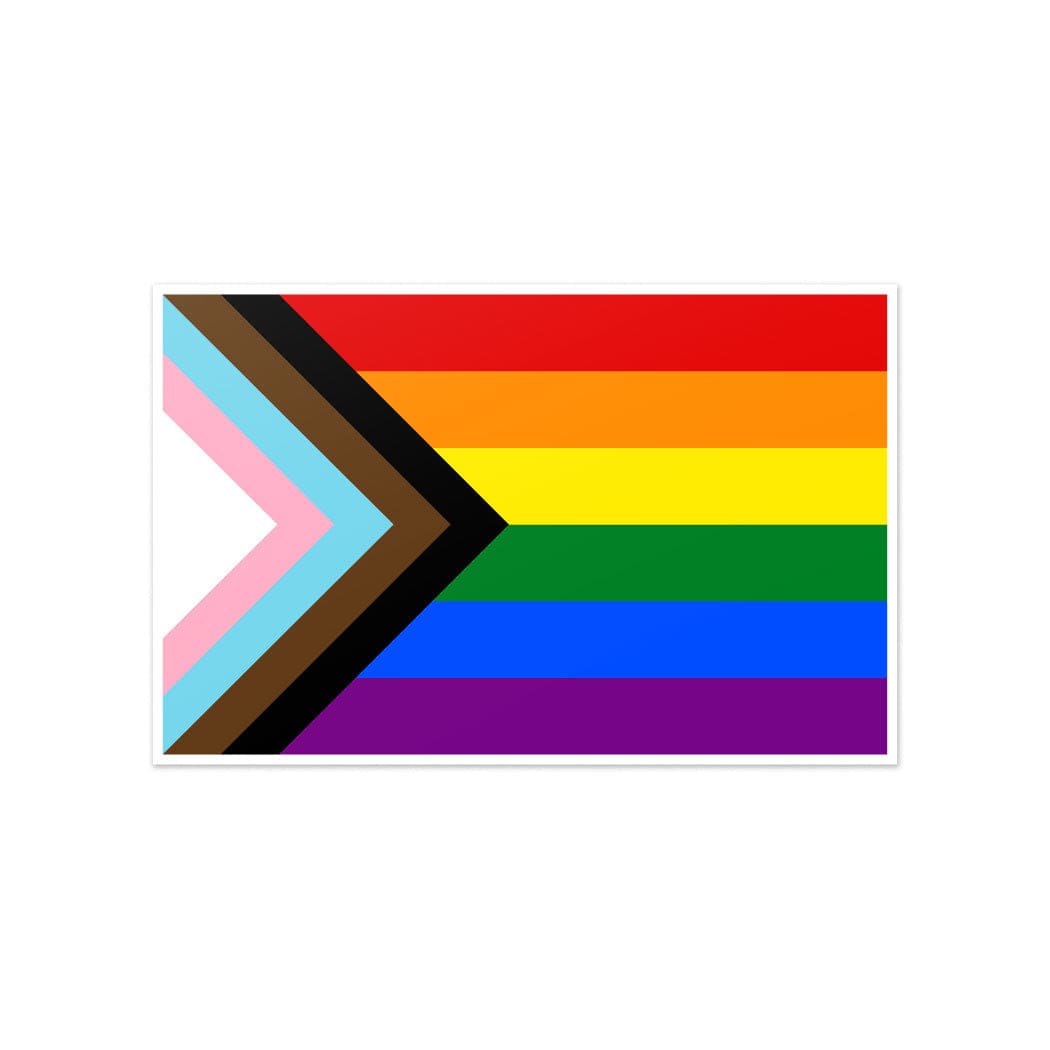 LGBTQ+ Progress Pride Flag Sticker