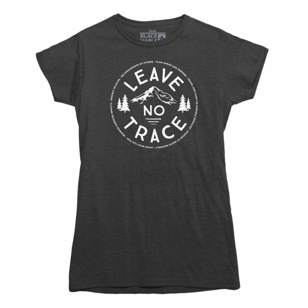 Leave No Trace Ladies T-shirt Charcoal Heather