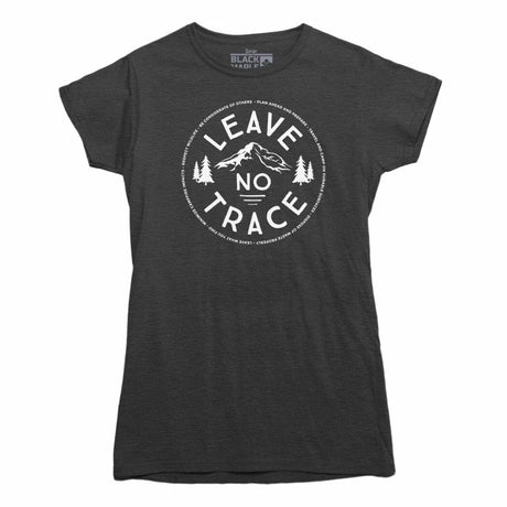 Leave No Trace Ladies T-shirt Charcoal Heather