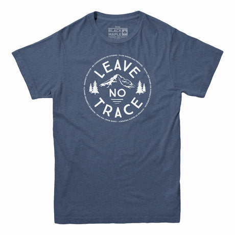 Leave No Trace Mens T-shirt Navy Heather