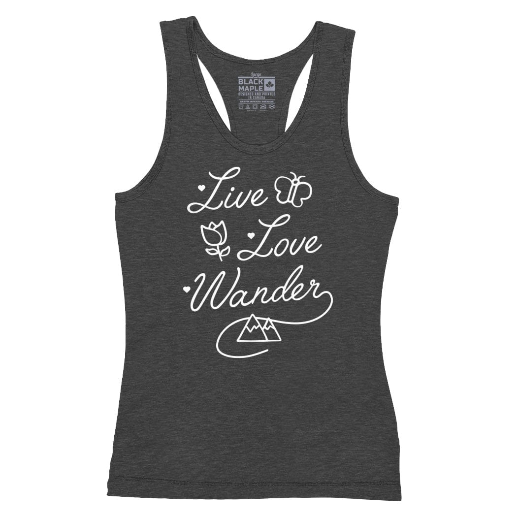 Live Love Wander Womens Tanktop