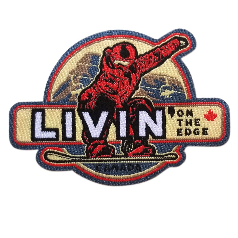 Livin' On The Edge Iron On Patch