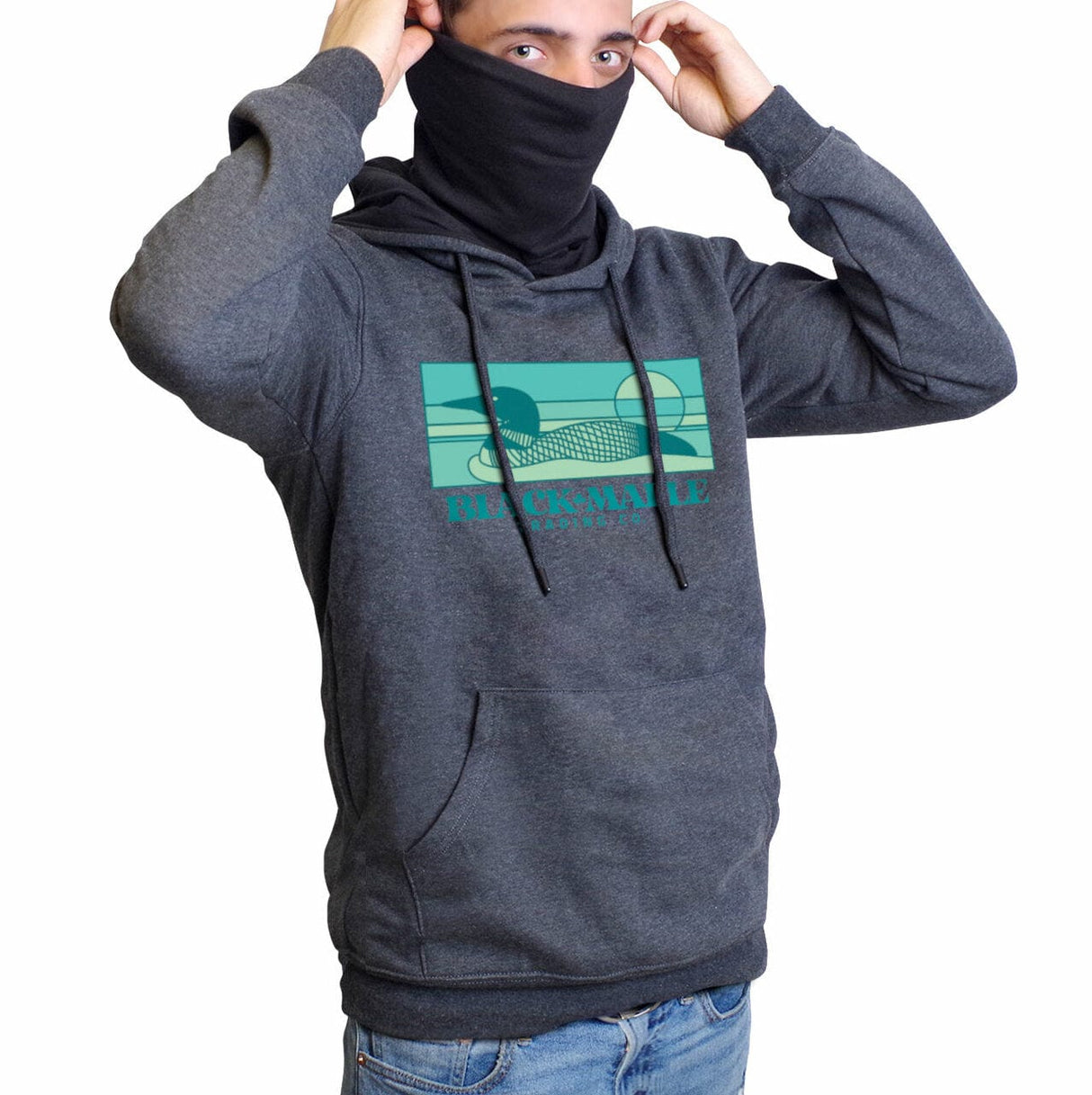 Loon Sunset BMT Logo SOE Hoodie dark grey