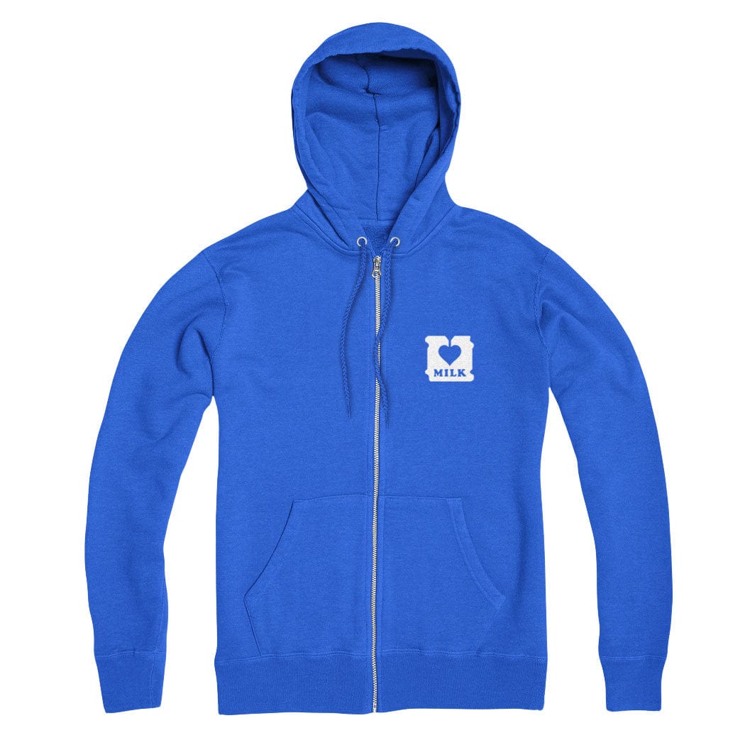 Love Milk Zip Hoodie