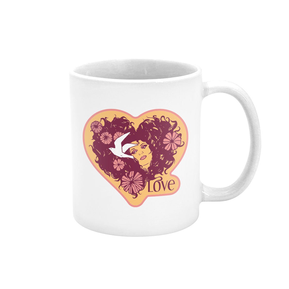 Love Hippie Hair 11oz Mug
