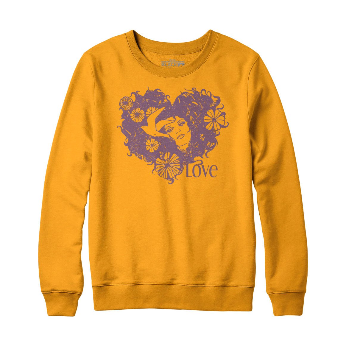 Love Hippie Hair Sweatshirt and Hoodie