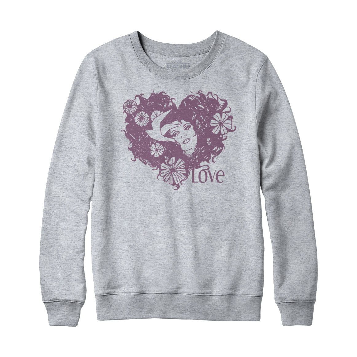 Love Hippie Hair Sweatshirt and Hoodie