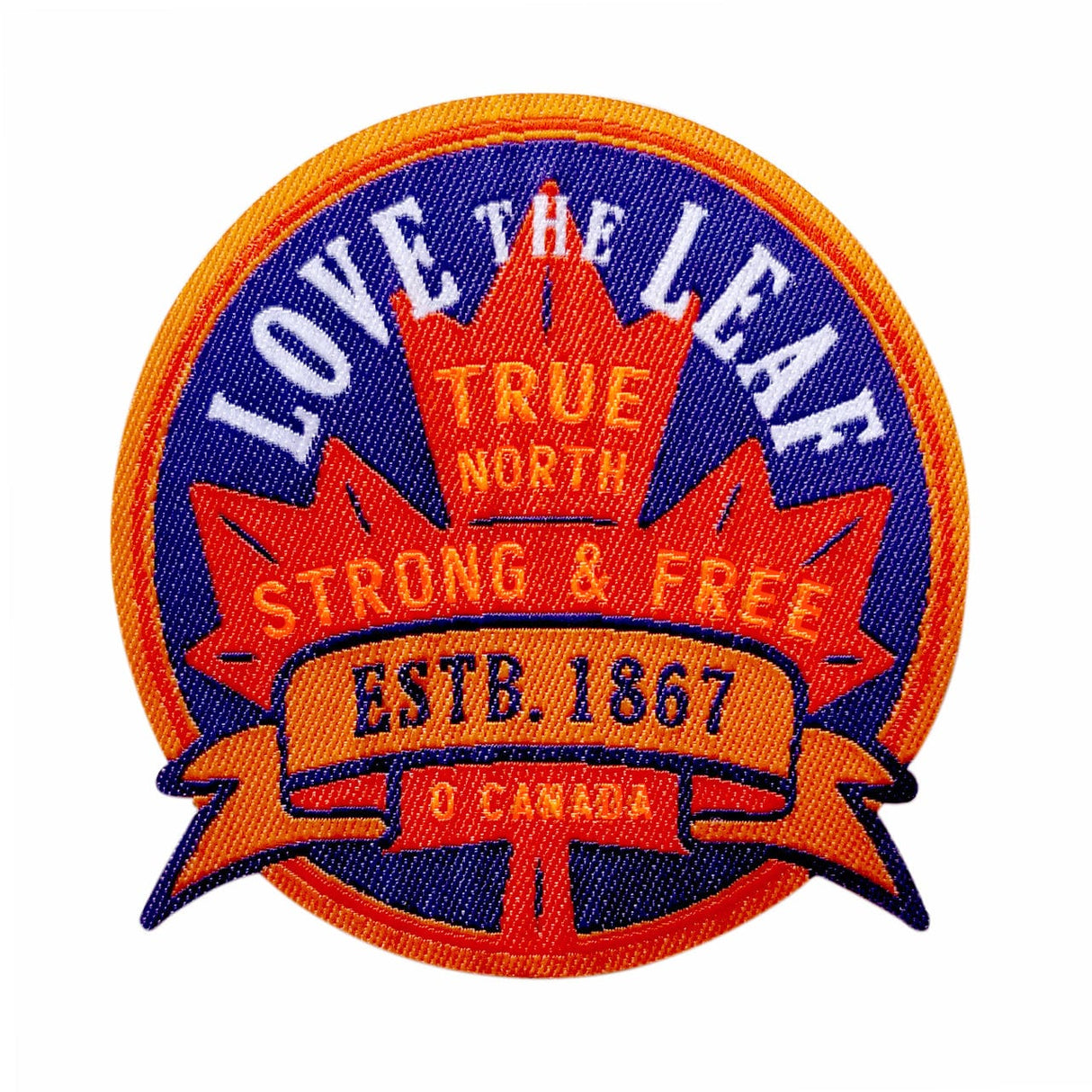 Love The Leaf Iron On Patch