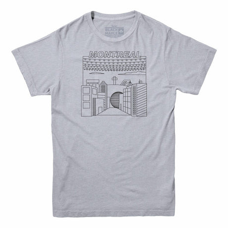 Montreal Perspective Mens T-shirt sports grey