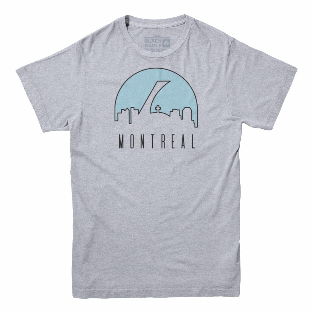 Montreal Sunny Skyline Mens T-shirt