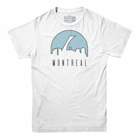 Montreal Sunny Skyline Mens T-shirt