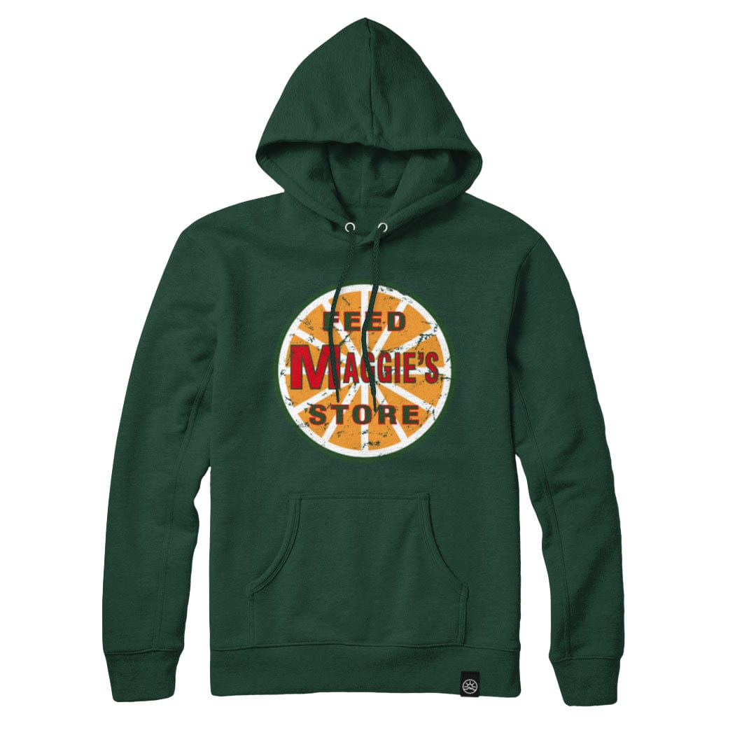 Maggies Feed Store Distressed Logo Sweatshirt and Hoodie