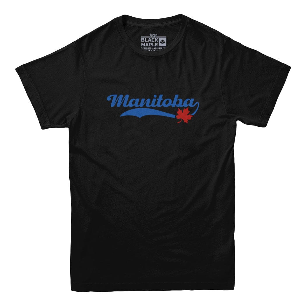 Manitoba Retro Baseball Logo T-shirt