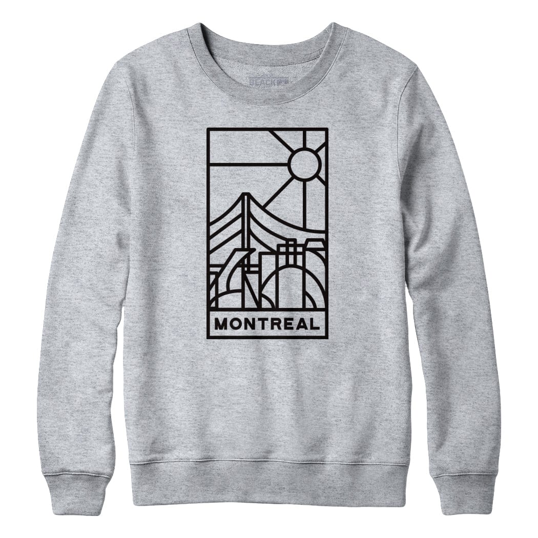 Montreal Stained Glass Dark Print Sweatshirt Hoodie
