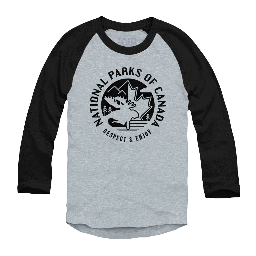 National Parks of Canada Raglan Baseball Shirt