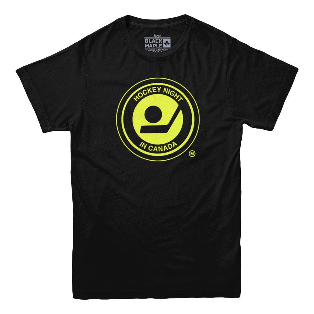 HNIC Neon Yellow Retro Logo T-shirt