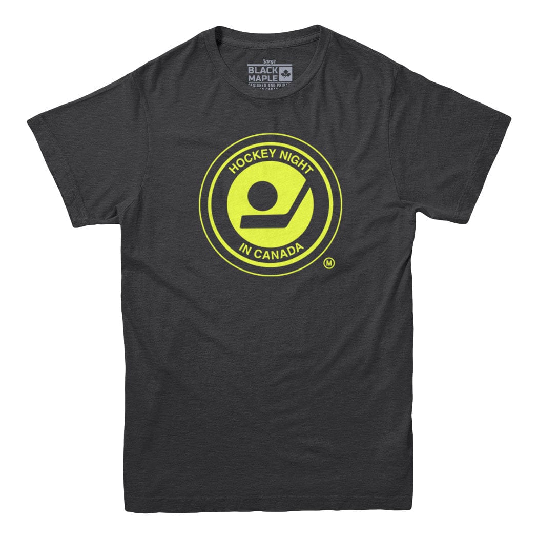 HNIC Neon Yellow Retro Logo T-shirt