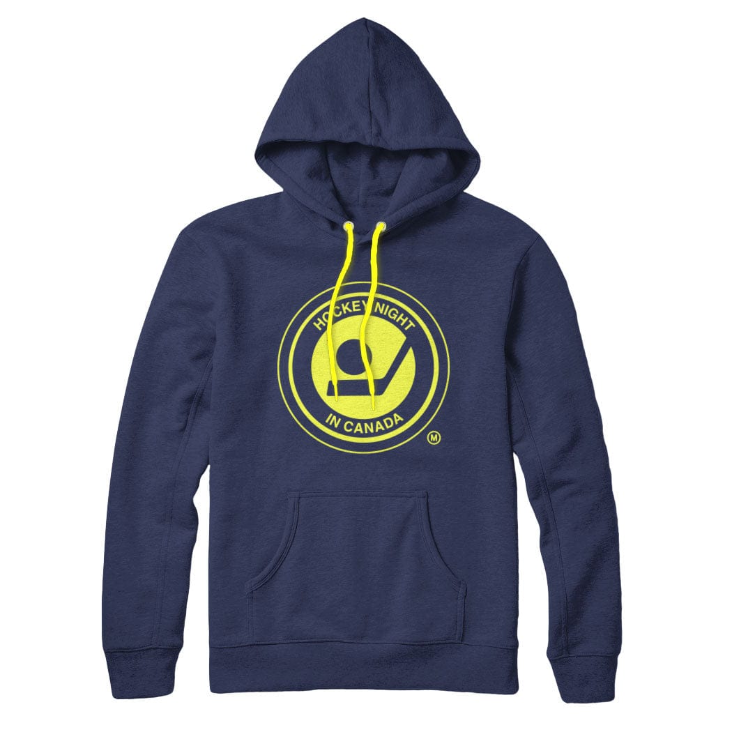 HNIC Neon Yellow Retro Logo Sweatshirt Hoodie