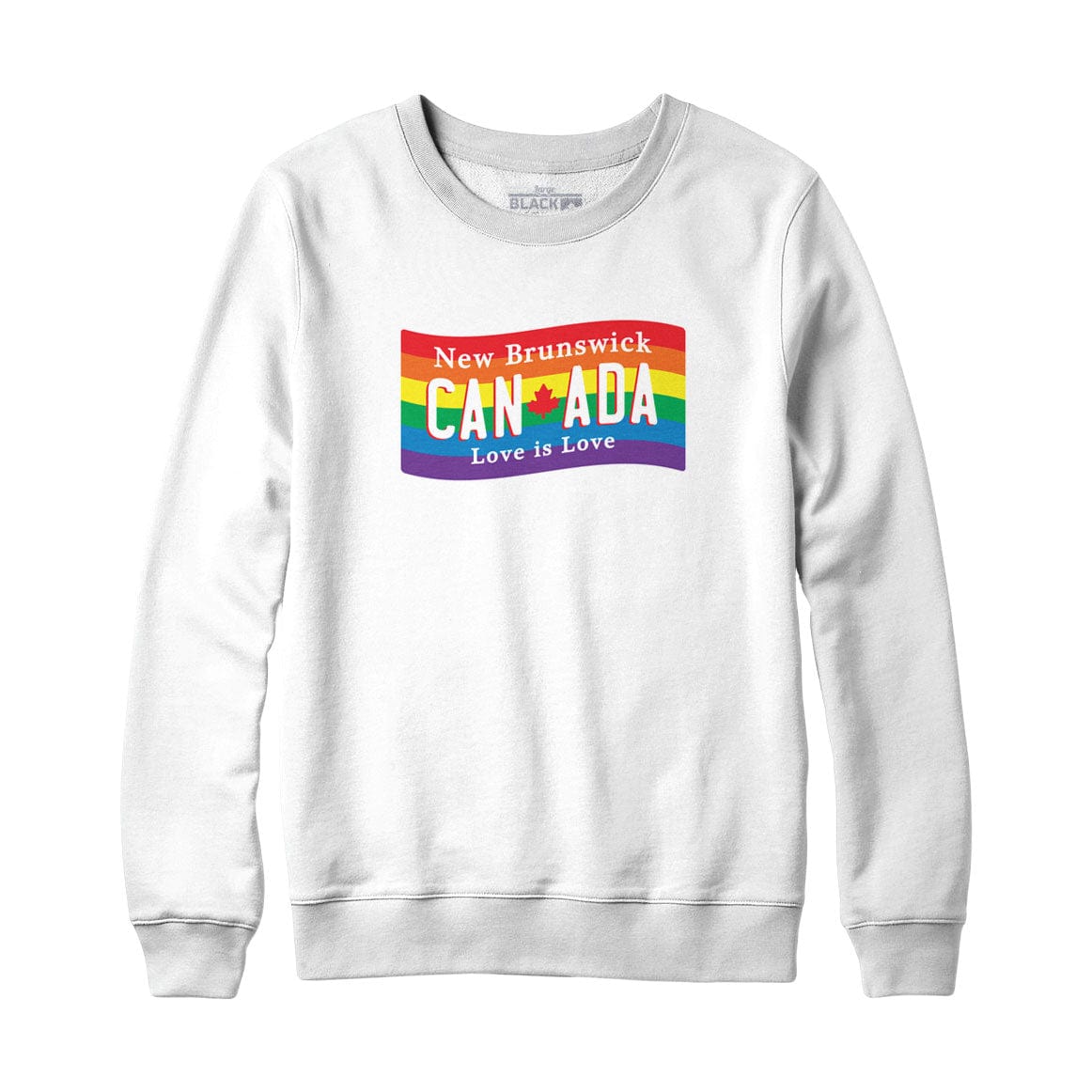 New Brunswick Love is Love Sweatshirt Hoodie