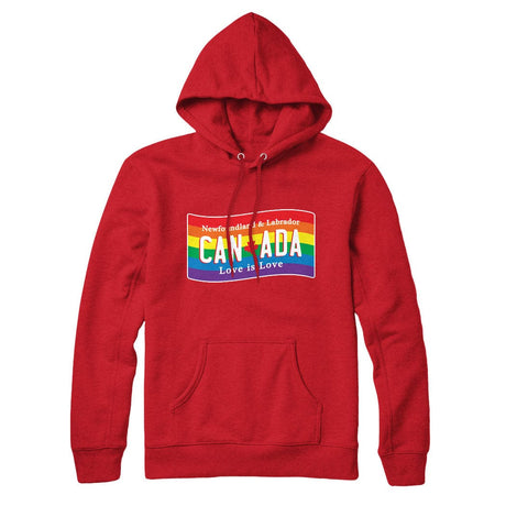 Newfoundland and Labrador Love is Love Sweatshirt Hoodie