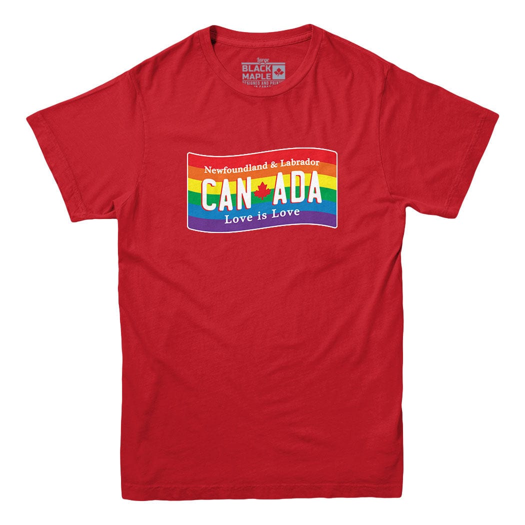 Newfoundland and Labrador Love is Love T-shirt
