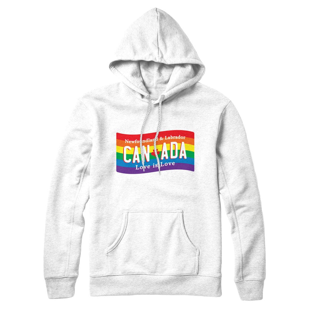 Newfoundland and Labrador Love is Love Sweatshirt Hoodie
