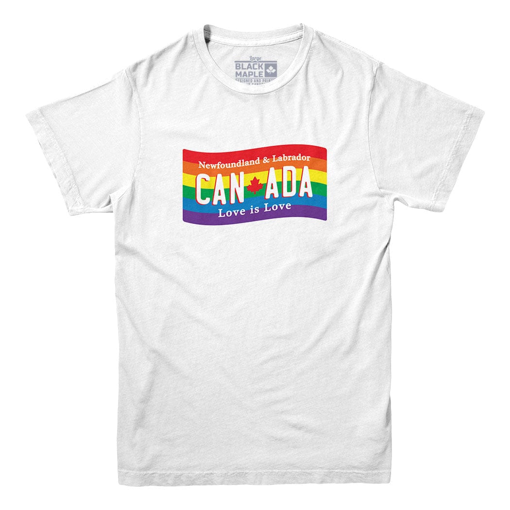 Newfoundland and Labrador Love is Love T-shirt