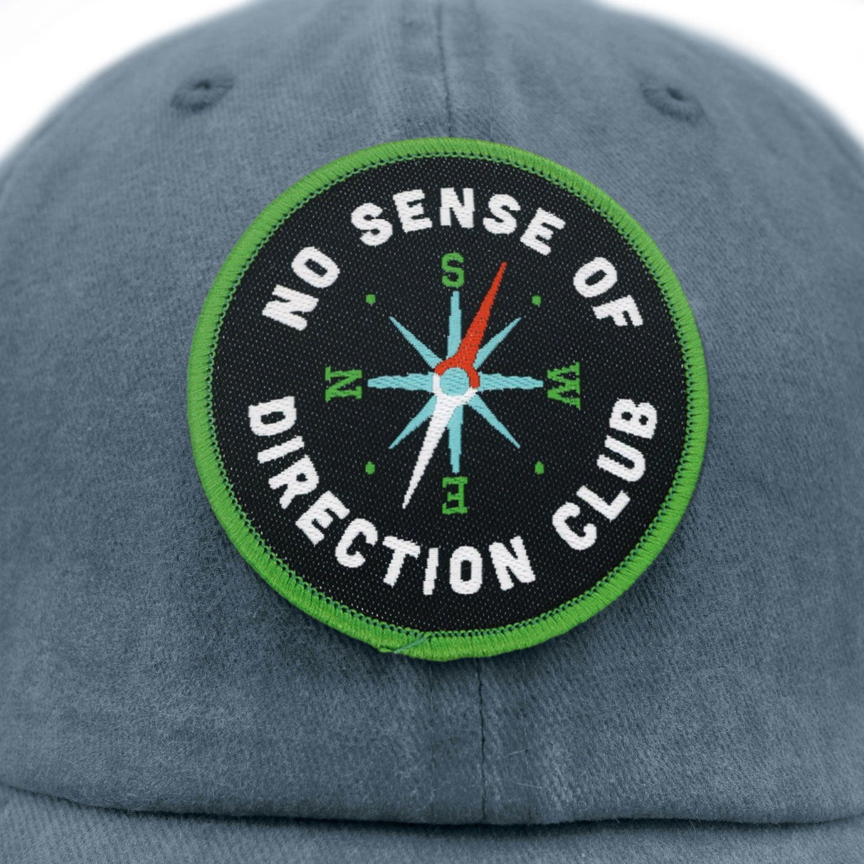 No Sense of Direction Club Pigment Dyed Dad Cap